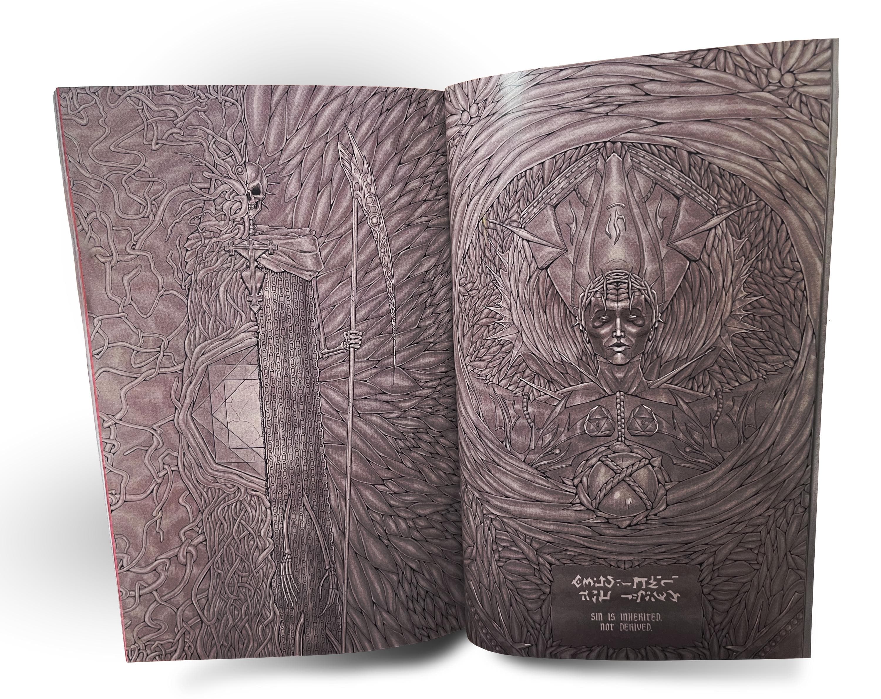 Hideous Tome Artbook – Gothic & Dark Fantasy Illustrations | 92 Page Printed Book