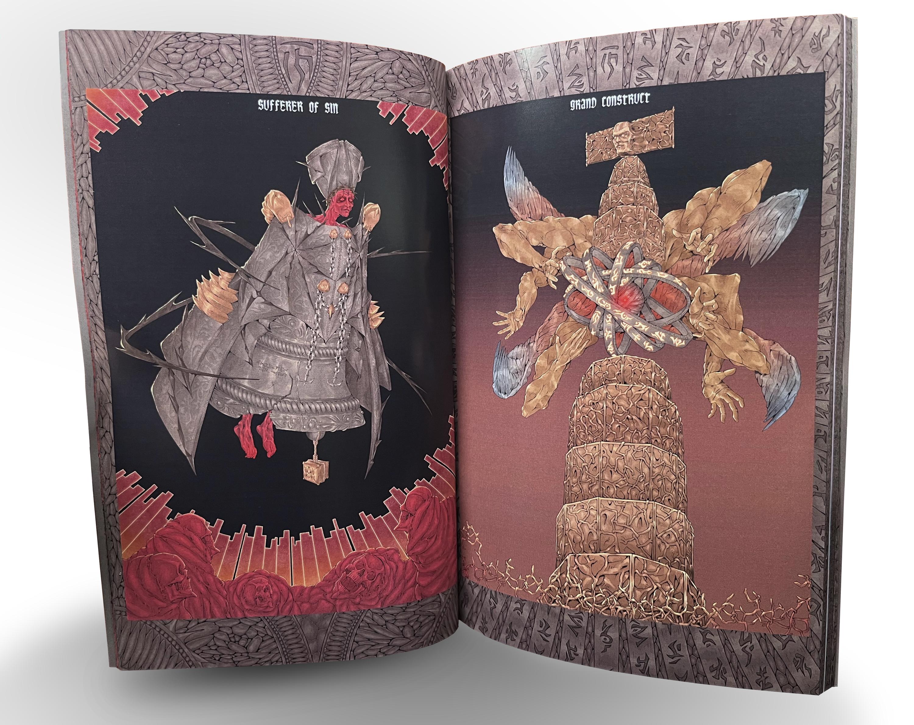 Hideous Tome Artbook – Gothic & Dark Fantasy Illustrations | 92 Page Printed Book