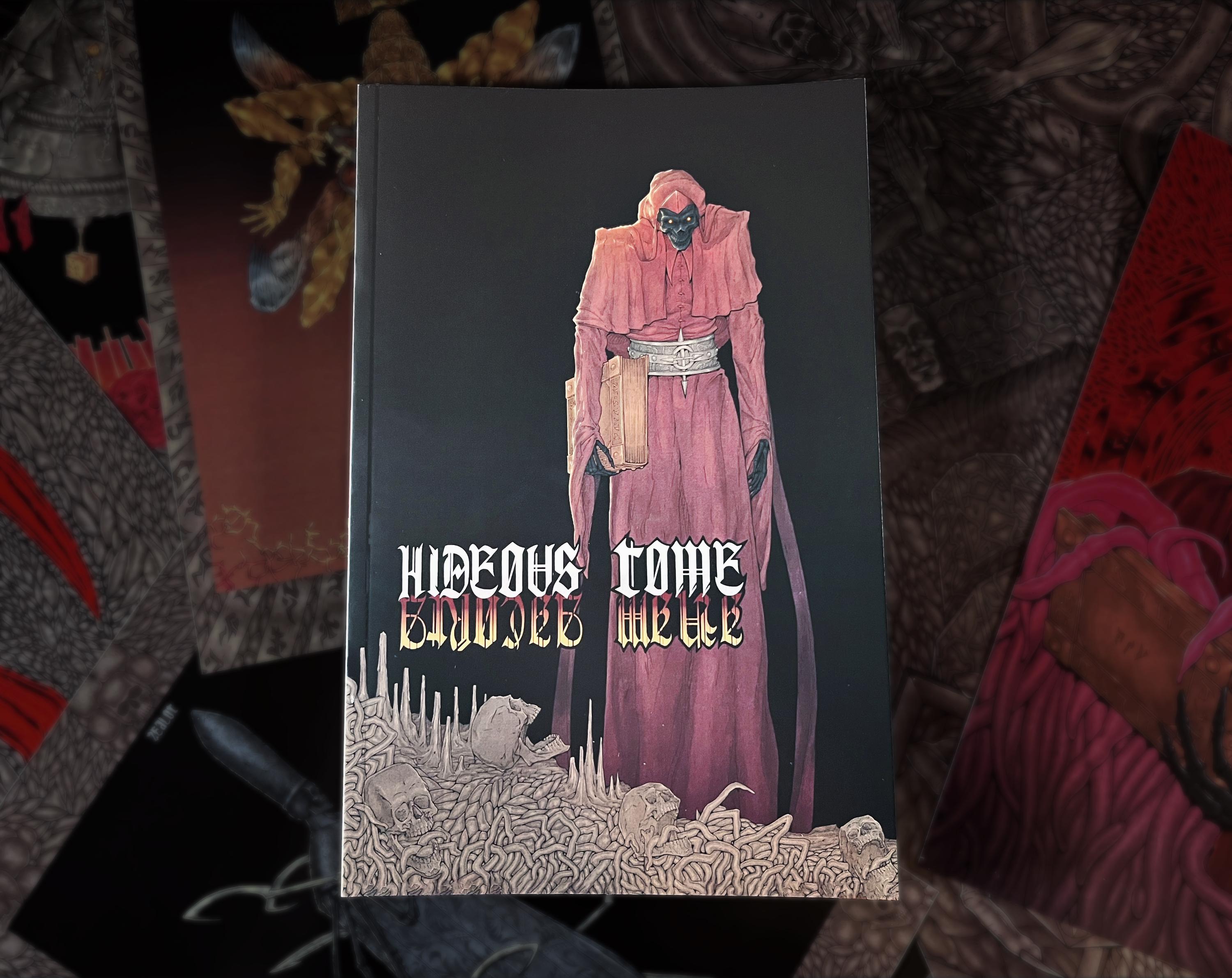 Hideous Tome Artbook – Gothic & Dark Fantasy Illustrations | 92 Page Printed Book